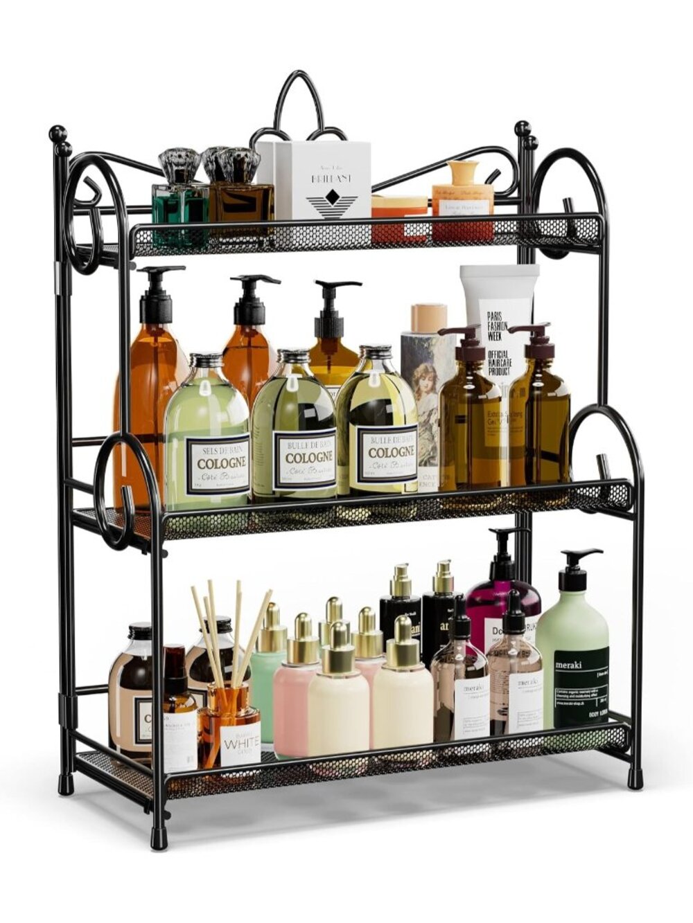 New Bathroom Organizer Countertop - 3 Tier Spice Rack Organizer